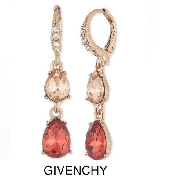 NWT Givenchy
Gold-Tone Double Drop Earrings - Picture 1 of 8